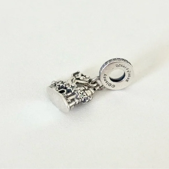 Pandora Disney Parks Tinkerbell Castle Walt Disney World Dangle Bead Charm